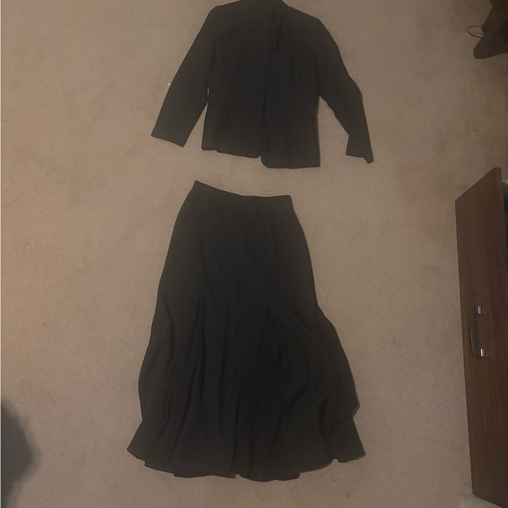 Metrostyle Black A-Line Skirt